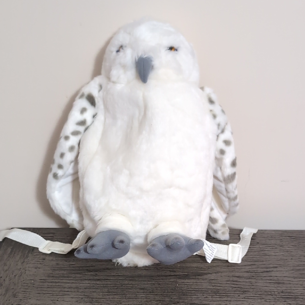 Universal Snowy Owl Plush Kids Backpack